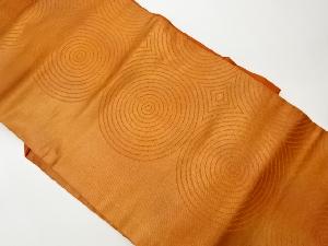 リサイクル　丸に菱模様織出し名古屋帯